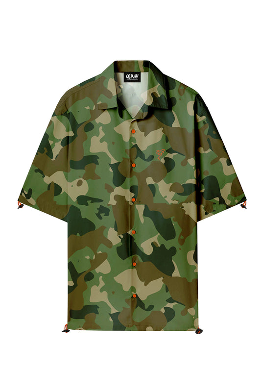 'Camo' Logo Bowling Shirt