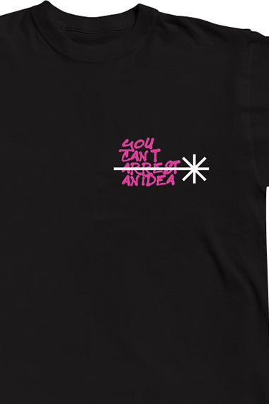 'You can't arrest an idea' Short Sleeve T-Shirt