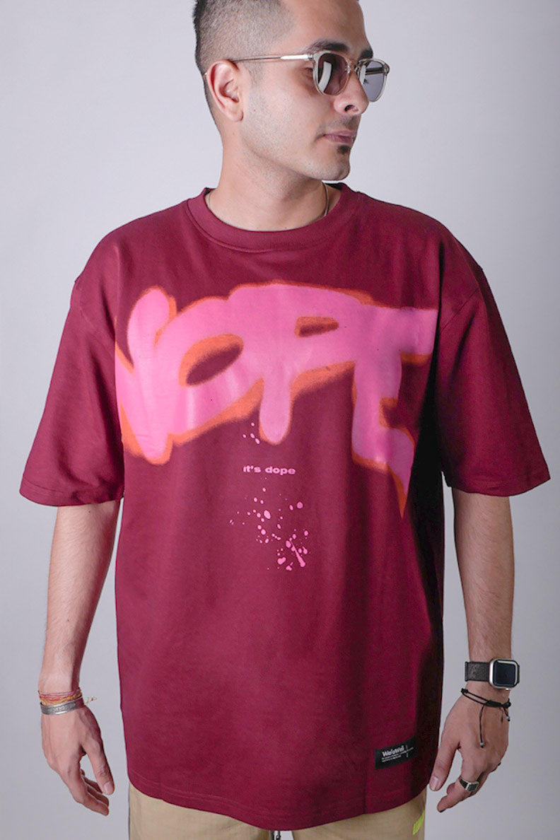 'NOPE' Oversize heavy-weight Tee