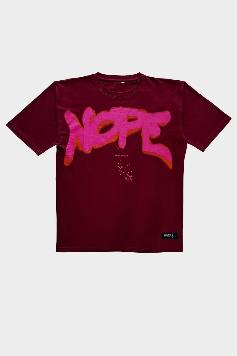 'NOPE' Oversize heavy-weight Tee