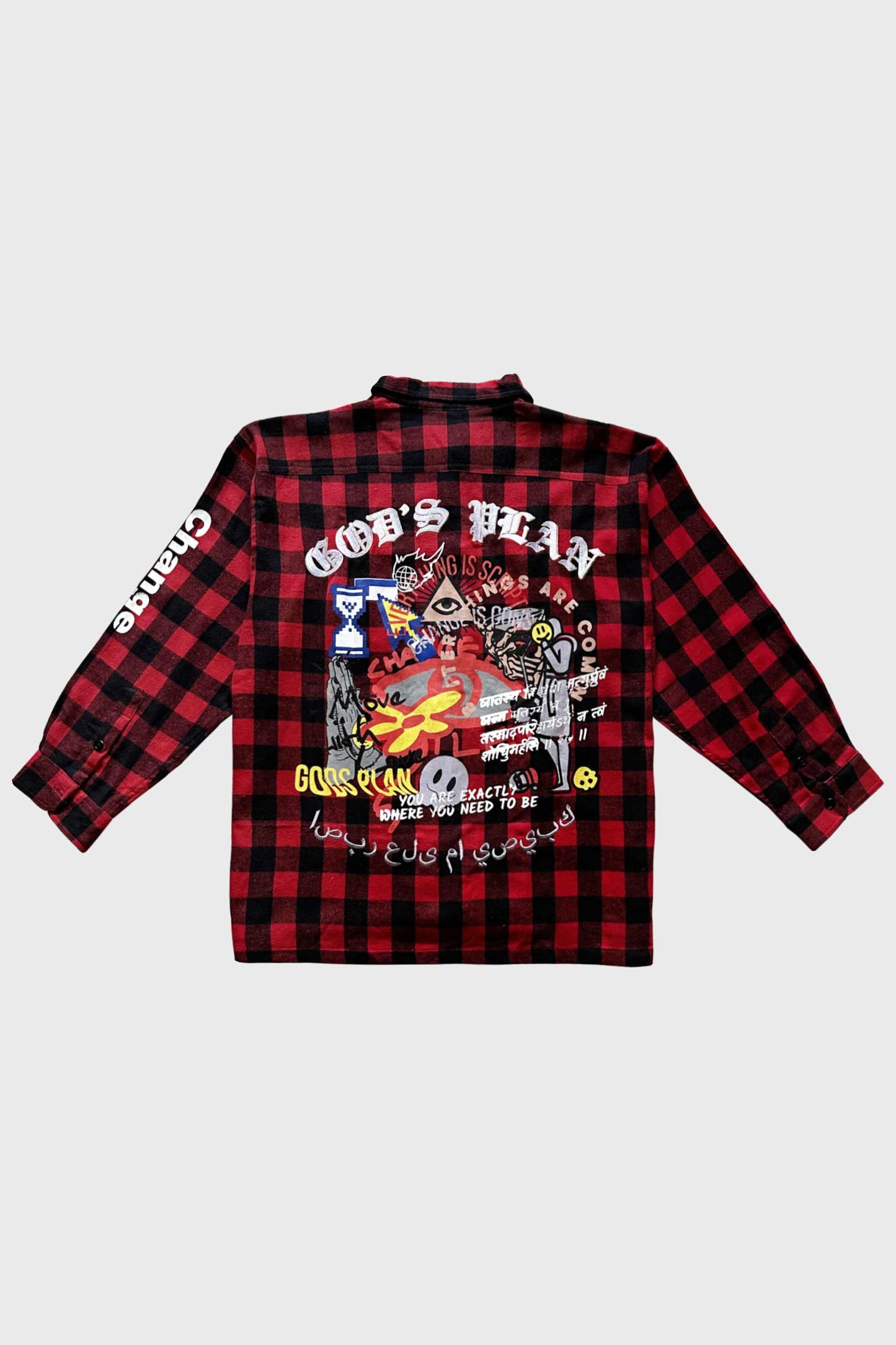God's Plan Heavy Weight Flannel Overshirt